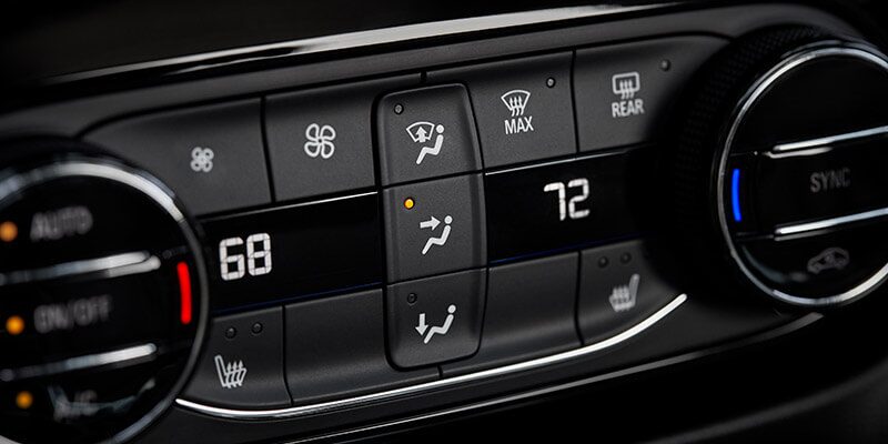 Buick Encore GX Climate Control Buttons