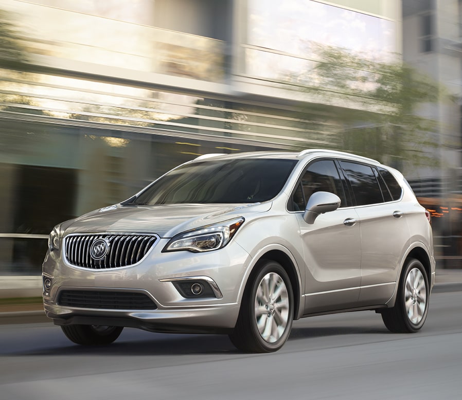 Image of the 2018 Buick Envision small luxury SUV.