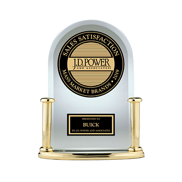 Buick: JD Power Sales Satisfaction Award