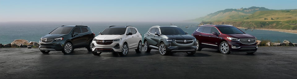 Buick Lineup of SUVs and Cars