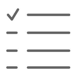 Gray Checkmarks and Lines