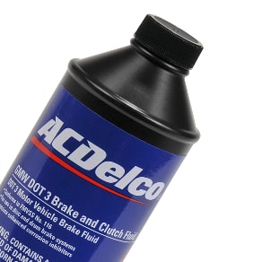 Bottle of ACDelco Brake Fuild