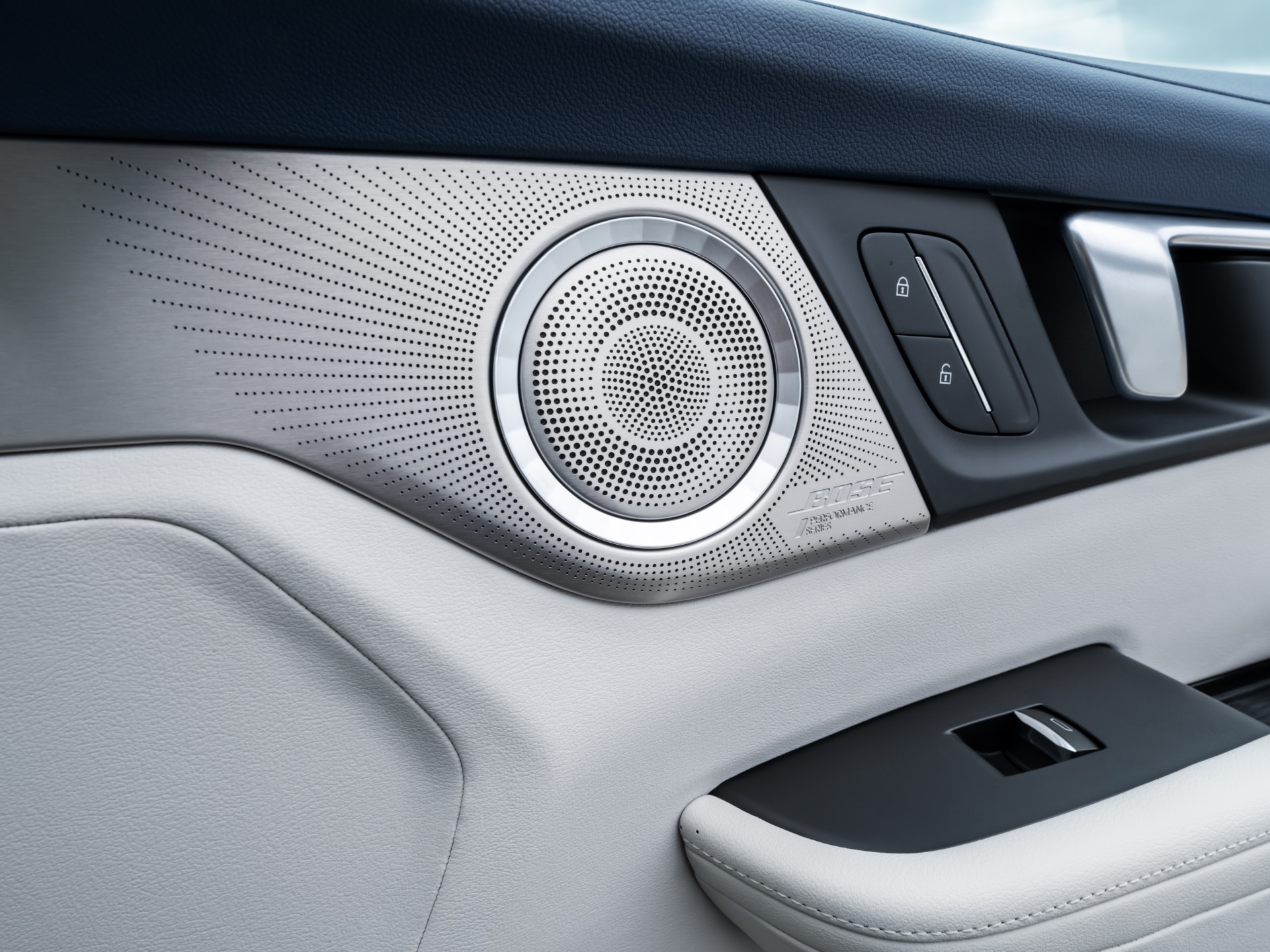 Close-up of the Bose Audio Systems Speakers in the Buick Enclave Mid-Size SUV