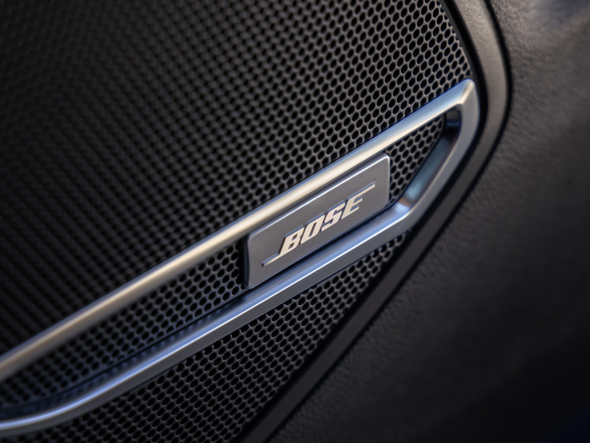 Close-up of the Bose Speakers in the Buick Envision Compact SUV