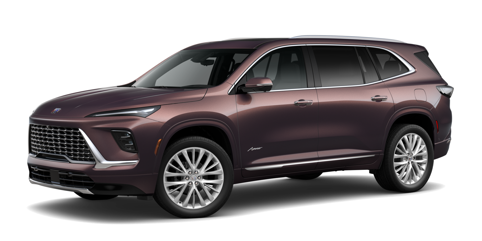 A Buick Envista in Smokey Amethyst Metallic on a White Background