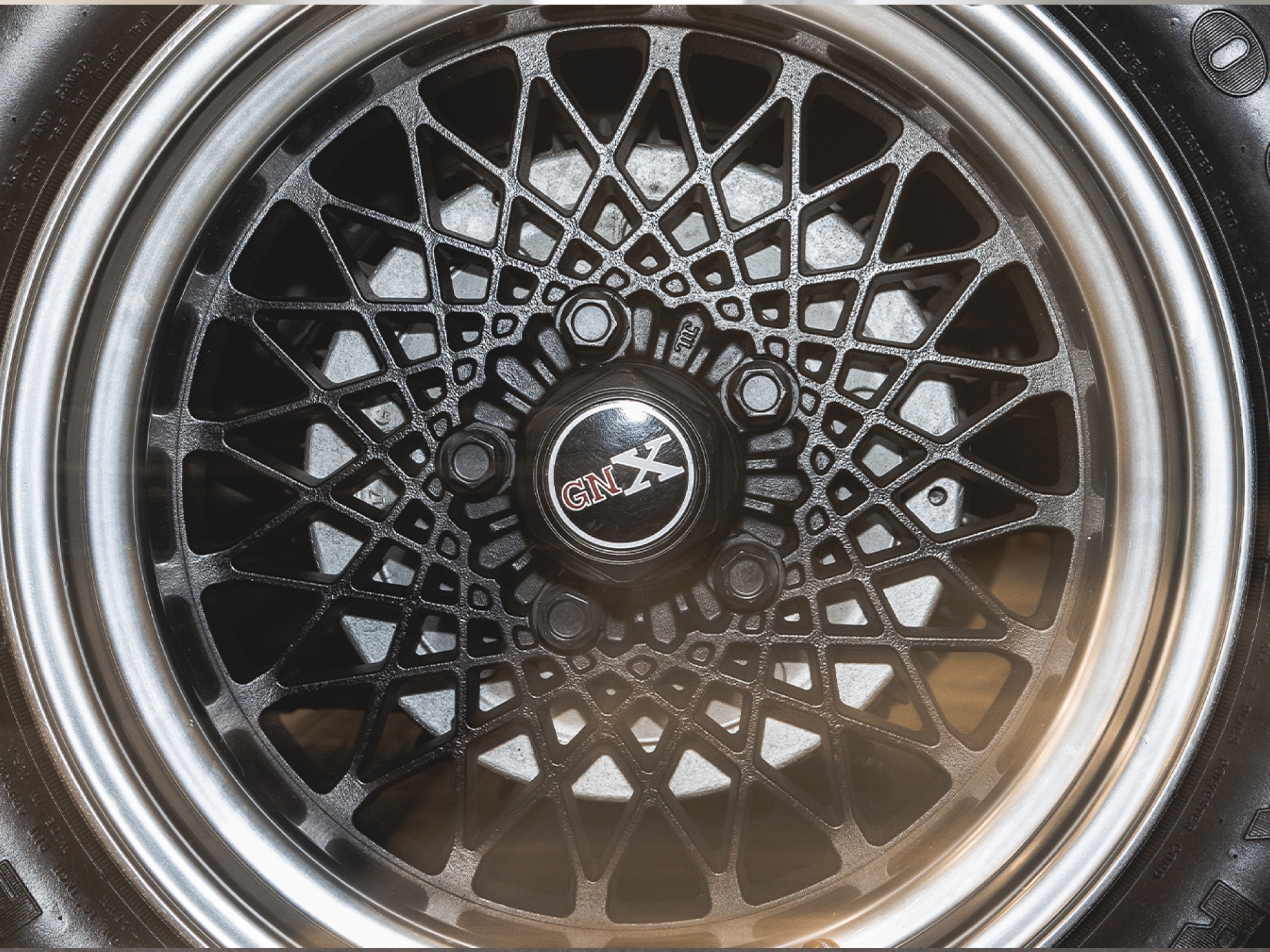 Close-up of the Buick GNX Tire and Rim