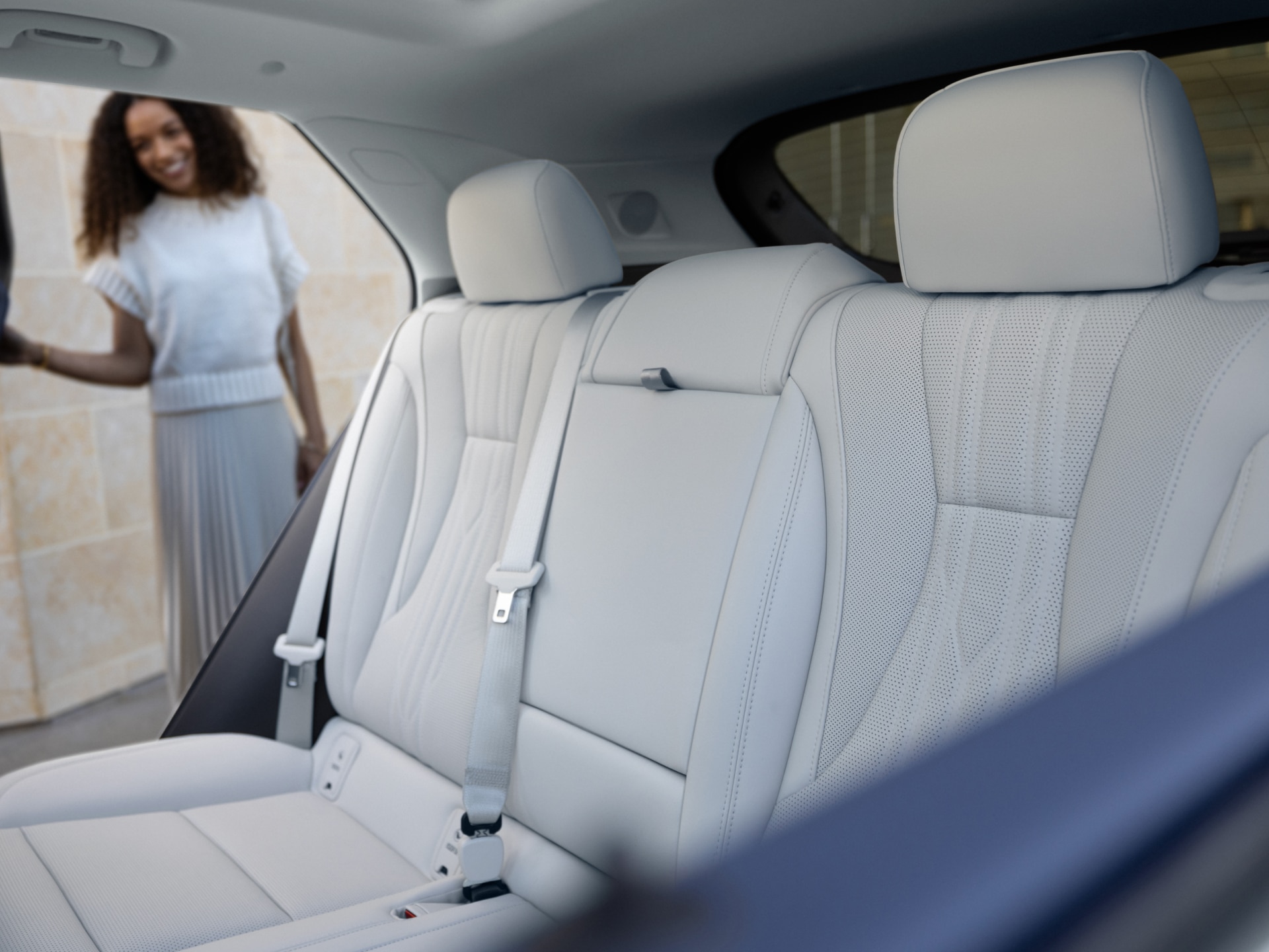 View of the Seating with "ST" Stitching in a 2025 Buick Envision ST Sporty Compact SUV