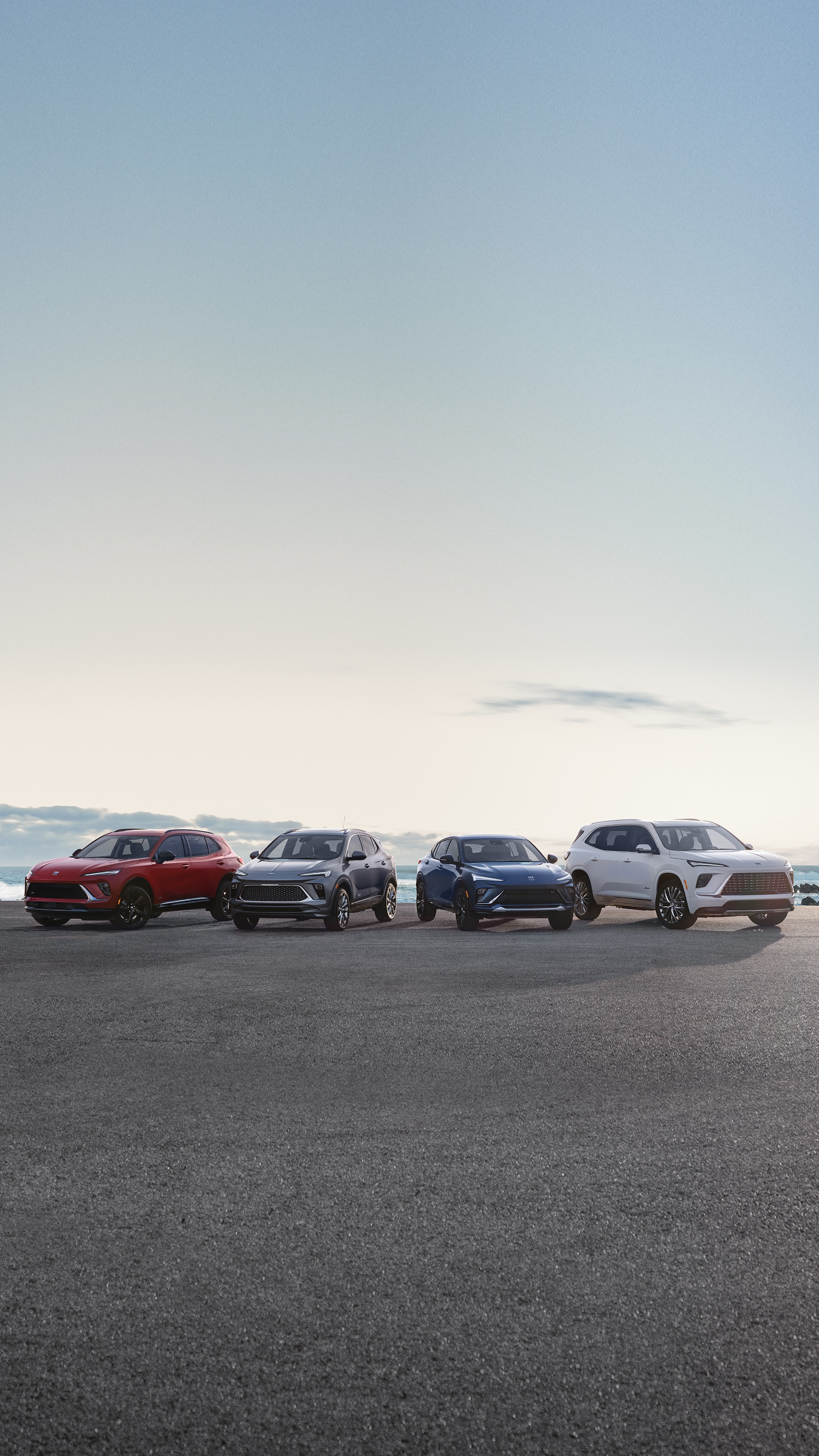 Pack shot of all Buick vehicles