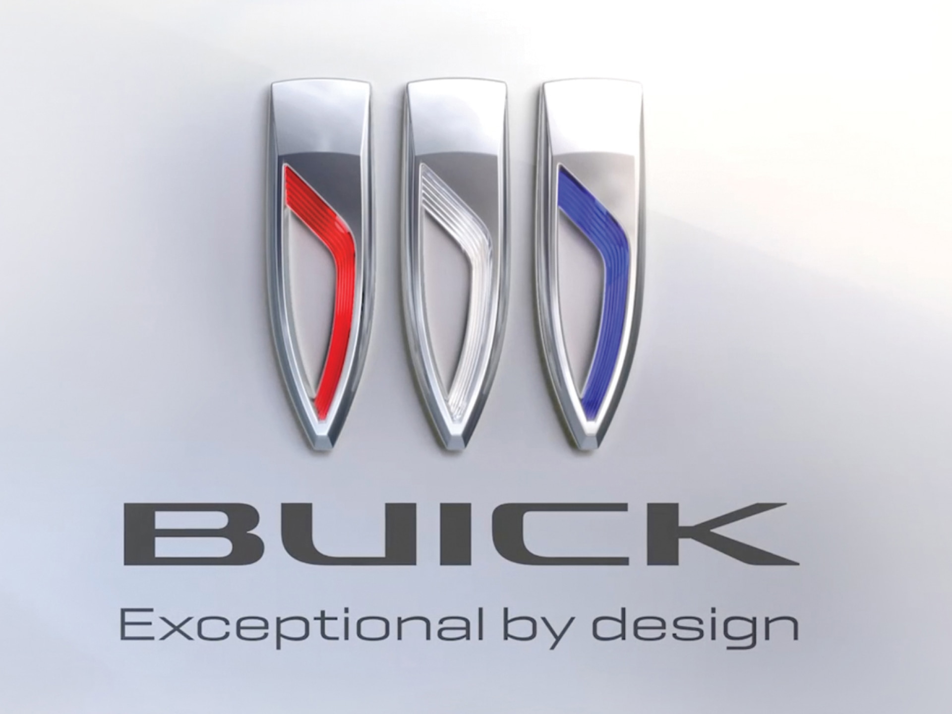 Buick Logo with Text Overlay "Exceptional by Design”