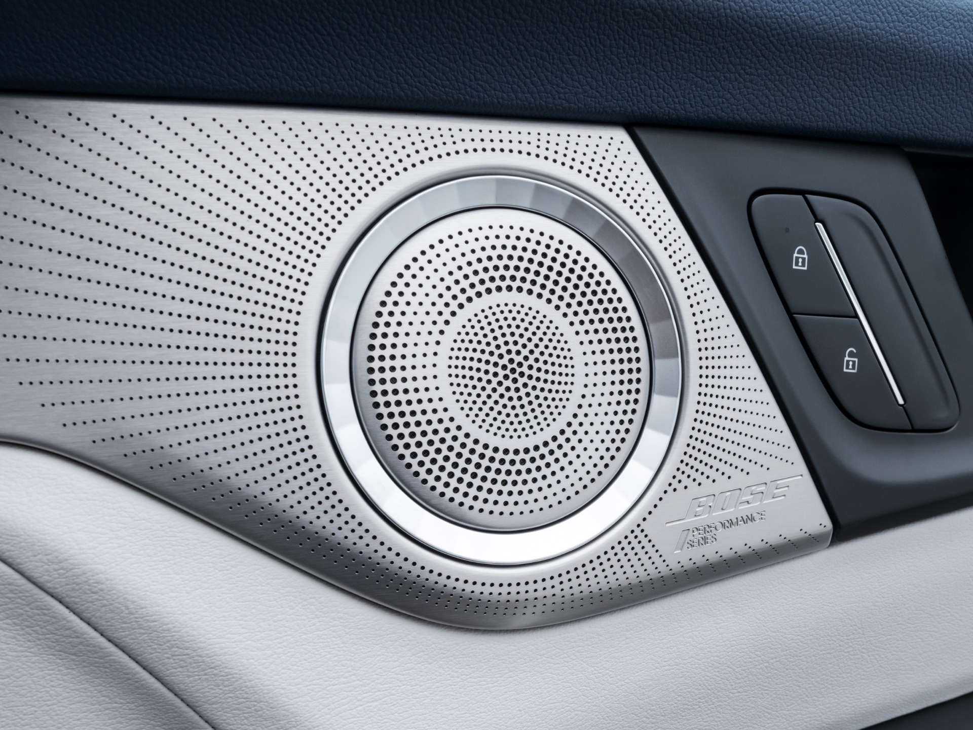 Close-up View of the Premium Bose Speaker Audio System in the Buick Enclave