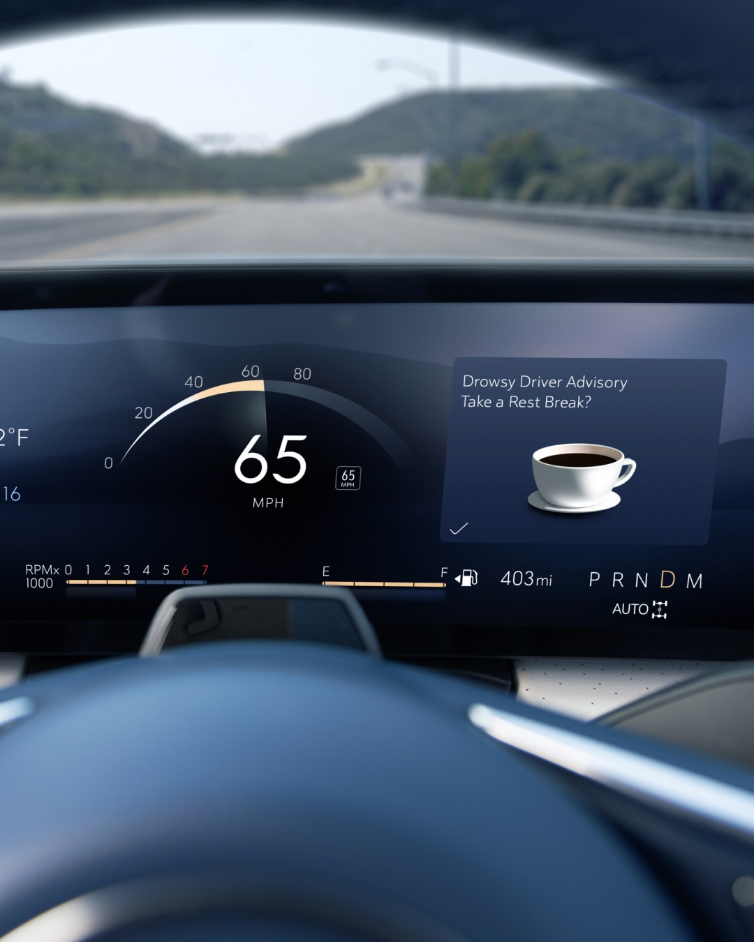Close-up View of the Infotainment Screen in 2025 Buick Enclave