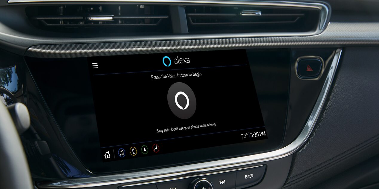 Close-up of the Infotainment System in a Buick Vehicle