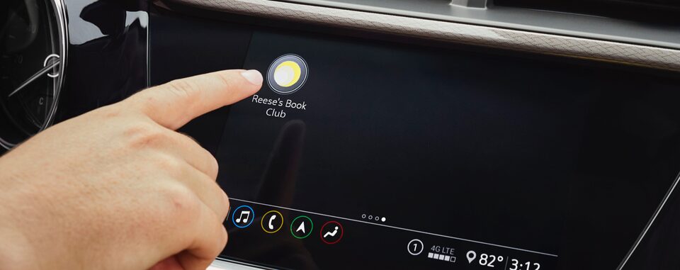 2020 Buick: Reese Witherspoon Book Club Icon on Touch Screen Infotainment System