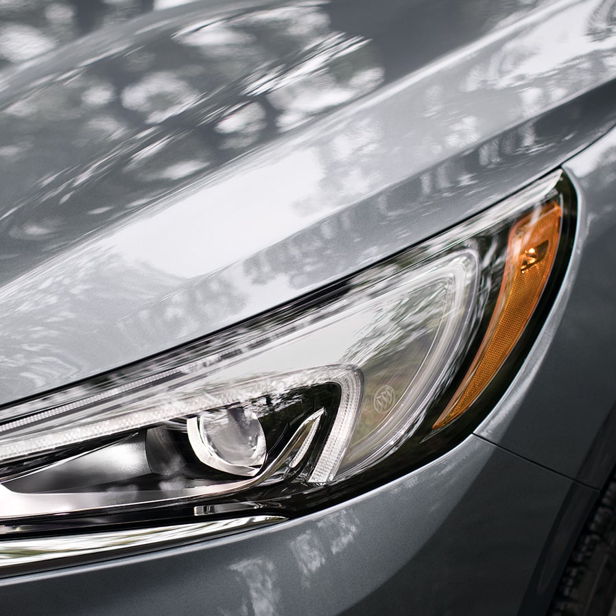 2020 Buick Head Light Close Up