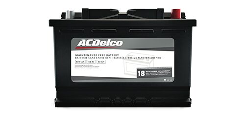 ACDelco Silver Battery with 18-Month Warranty