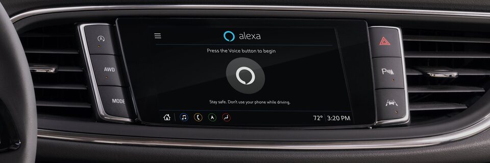 The Amazon Alexa Voice Speaker Feature on the Buick