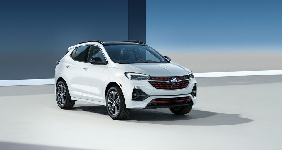2020 Buick Encore GX ST Sport SUV passenger side angle view