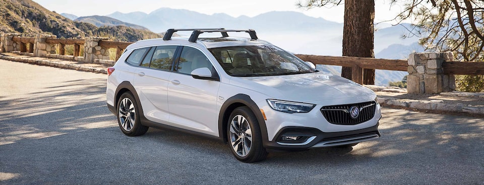 Buick Regal TourX Luxury Wagon Front Side View