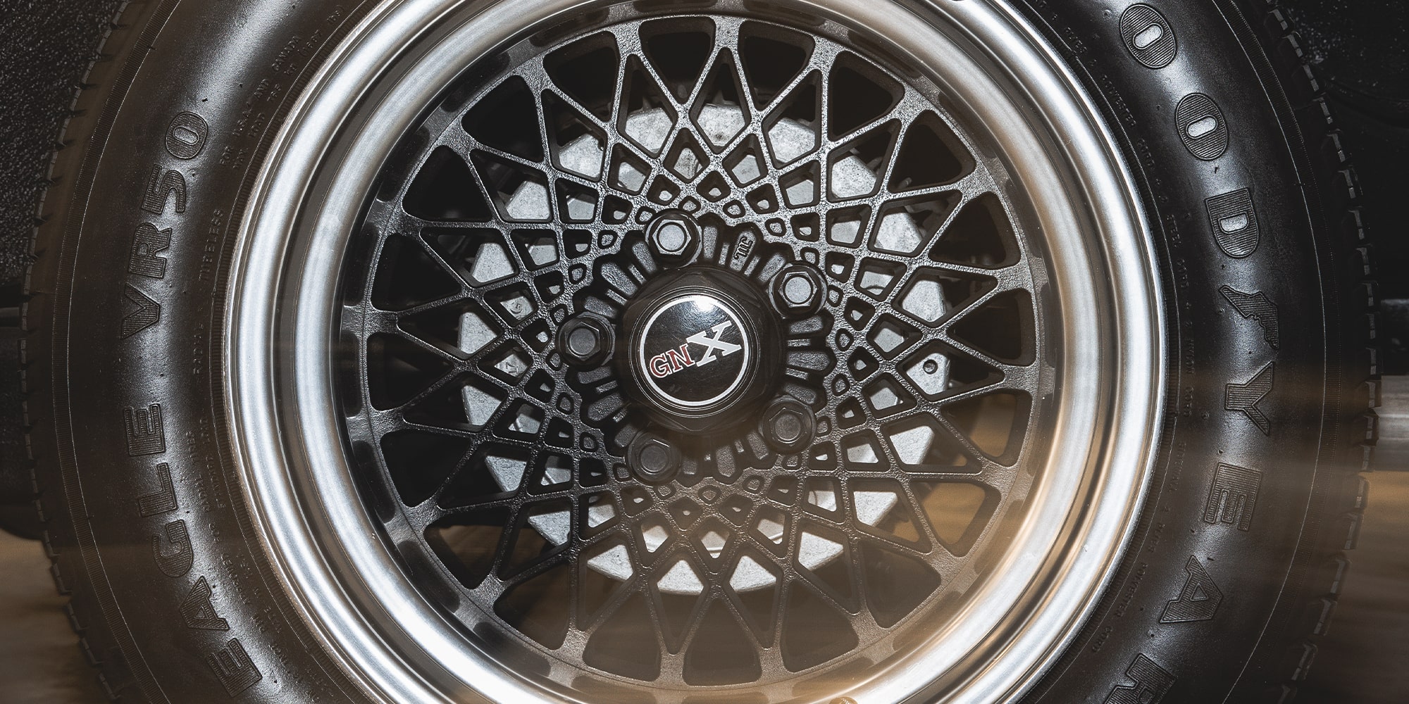 Close-up of the Buick GNX Tire and Rim