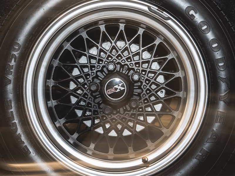 Close-up of the Buick GNX Tire and Rim