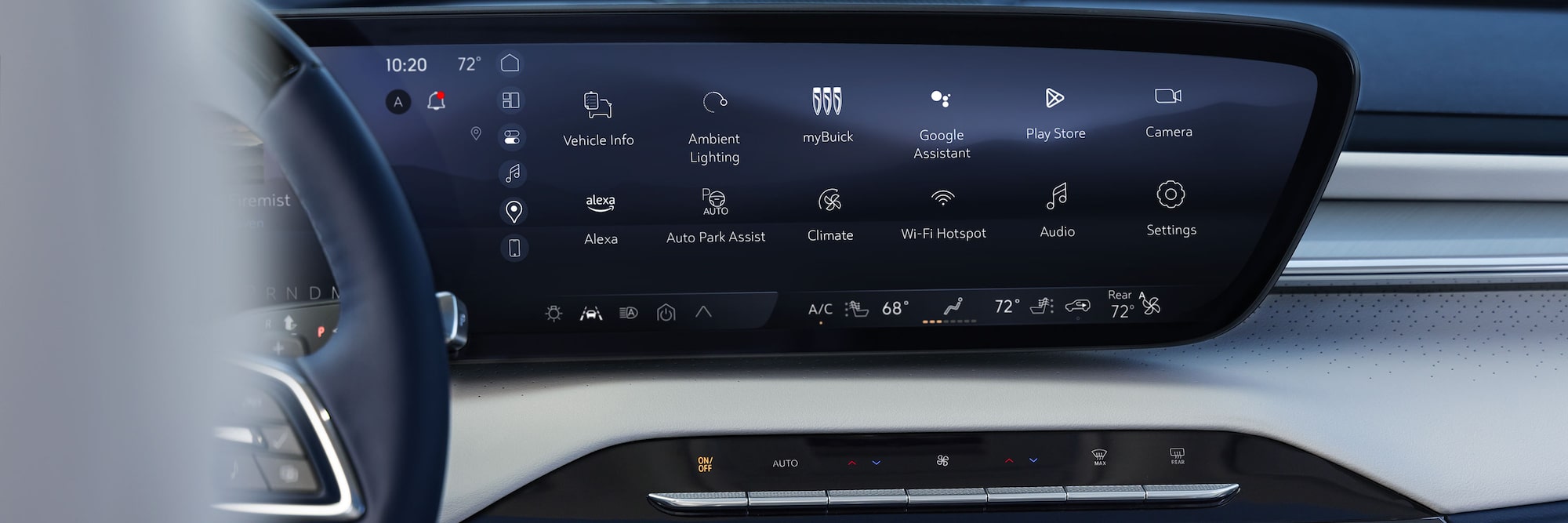 2025 Buick Enclave ultrawide screen