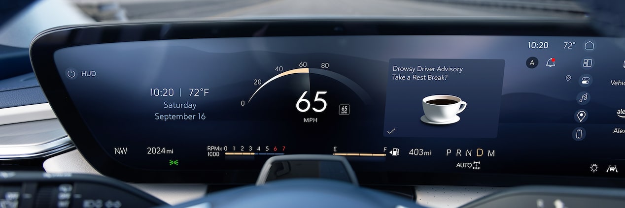 Close-up View of the Infotainment Screen in 2025 Buick Enclave