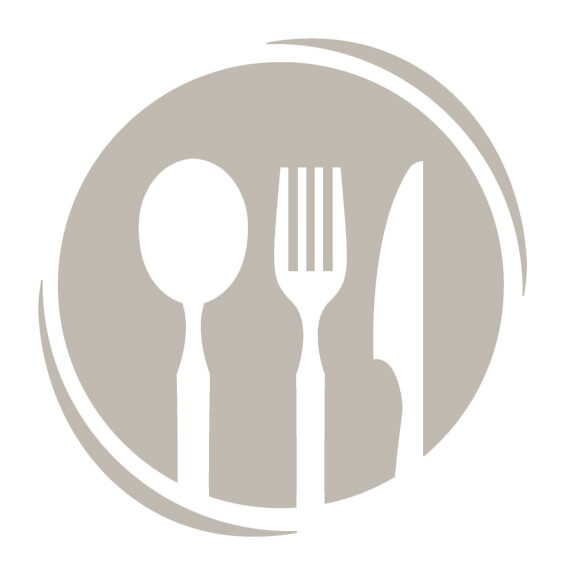 Illustration of a Fork, Knife, and Spoon