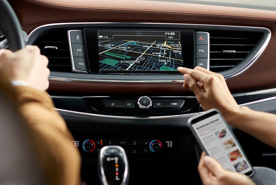 Buick Touch Screen Navigation