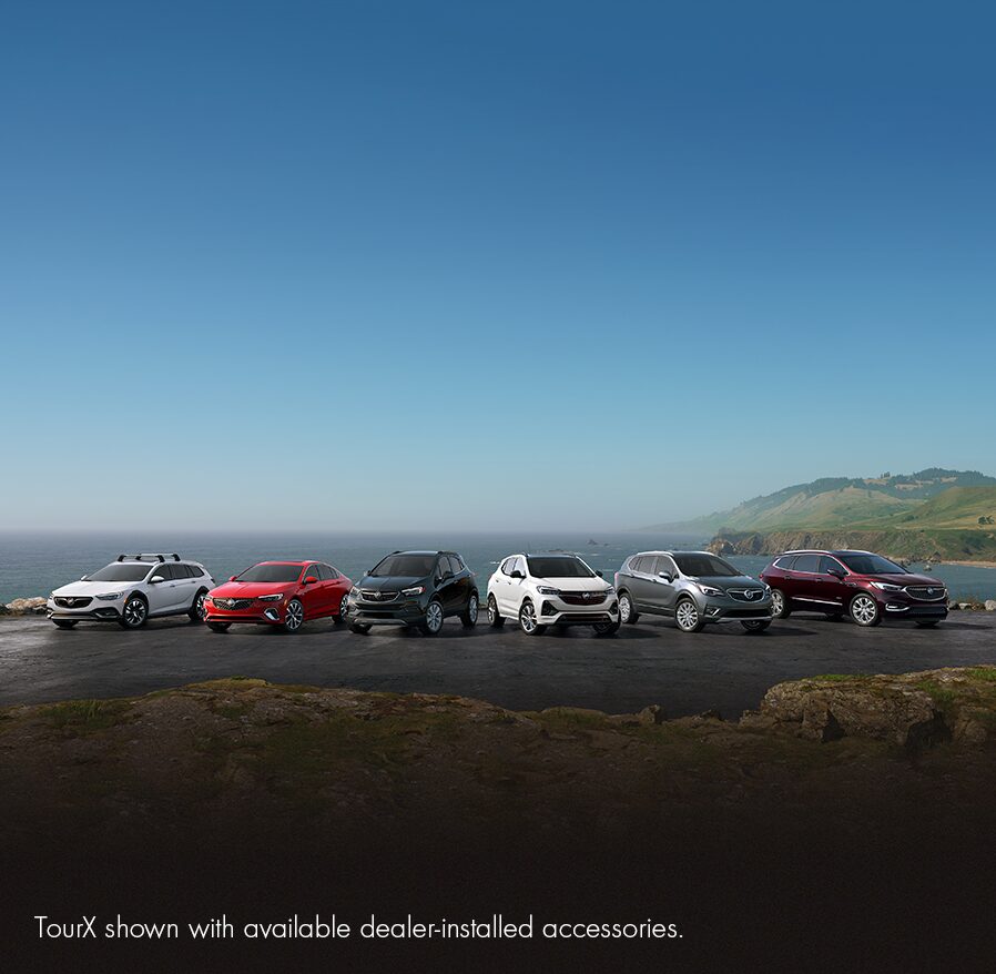 Buick Lineup of SUVs and Cars