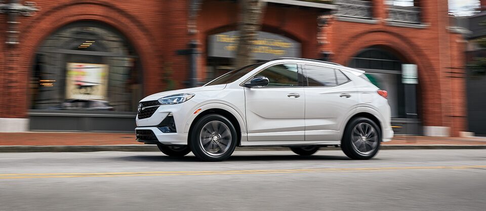 2020 Buick Encore GX Small SUV Side Profile Driving