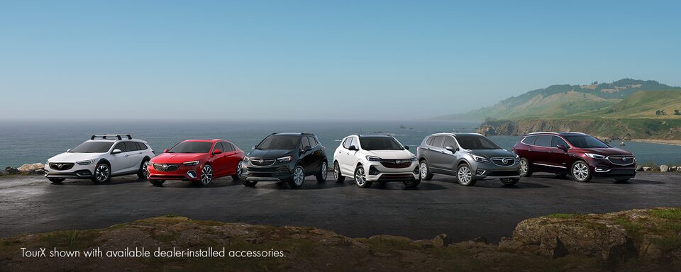 Buick Lineup of SUVs and Cars