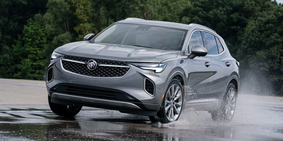 Couple driving the 2020 Buick Encore GX Small SUV
