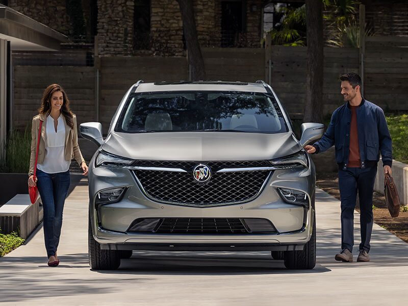 A Couple Prepares to Hit the Town in Their Luxurious Buick SUV