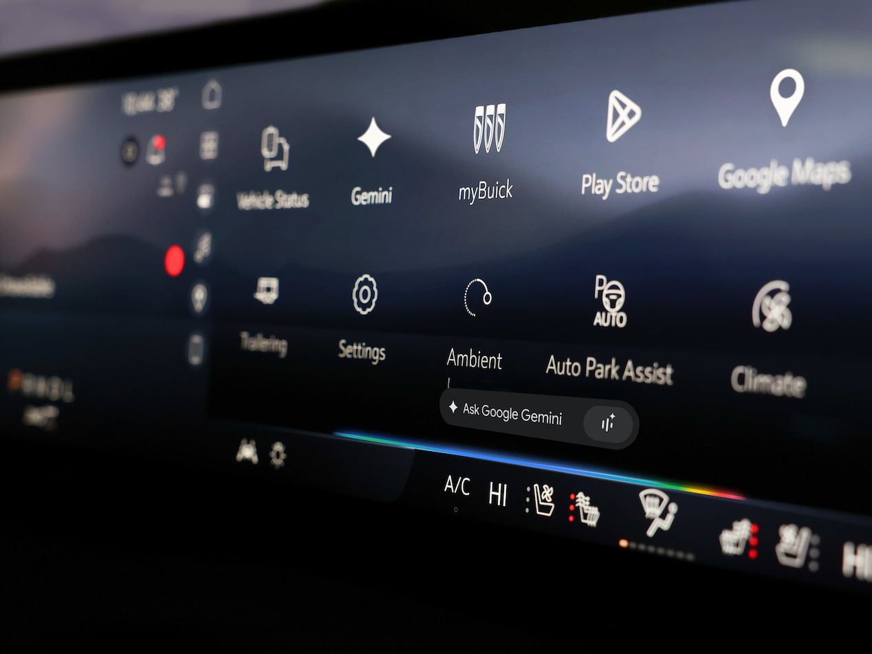 Close-up of the Infotainment System in a Buick Vehicle