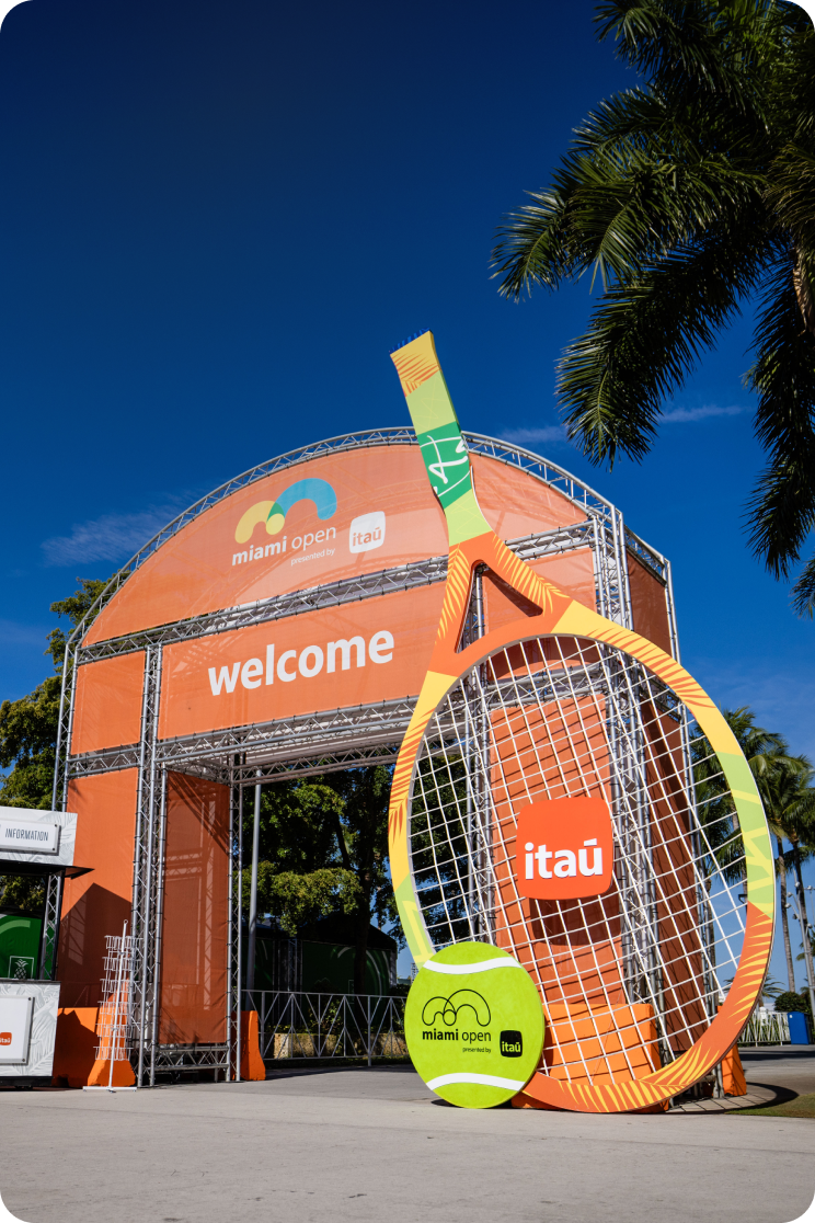 Miami Open welcome sign