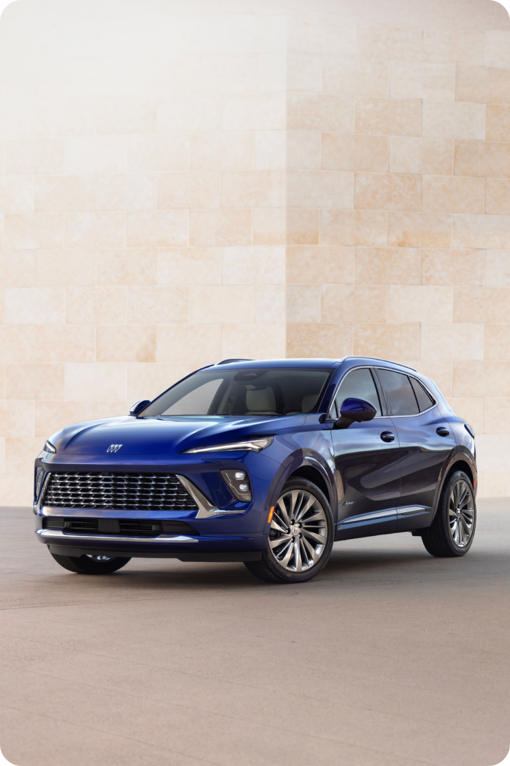 Blue Buick vehicle