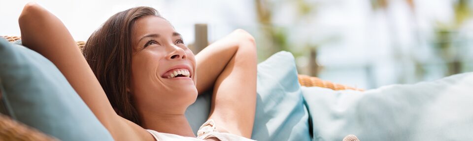 Woman Enjoying Her My Buick Rewards on Vacation