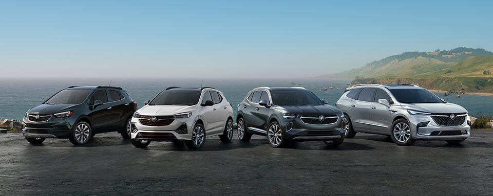 Buick Lineup of SUVs and Cars