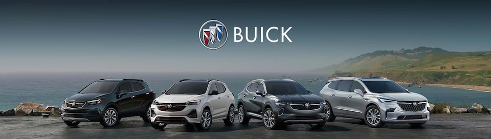 2022 Buick SUV Lineup With Buick Logo: Encore, Encore GX, Envision, Enclave