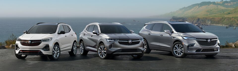 The Buick Vehcile Lineup Parked