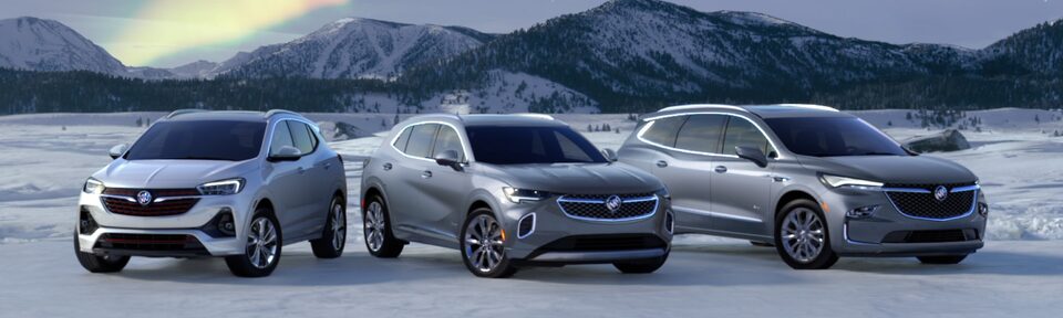 The Buick Vehcile Lineup Parked