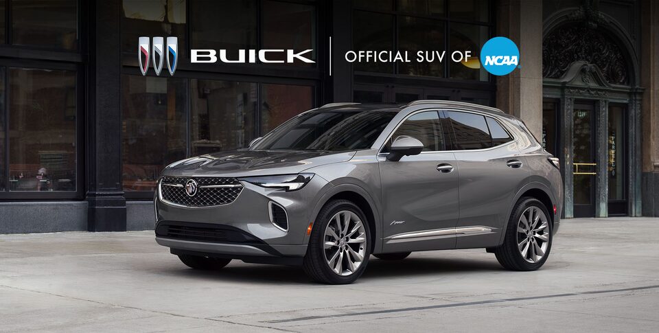 All Buick Vehicles in a Lineup Parked on Snow