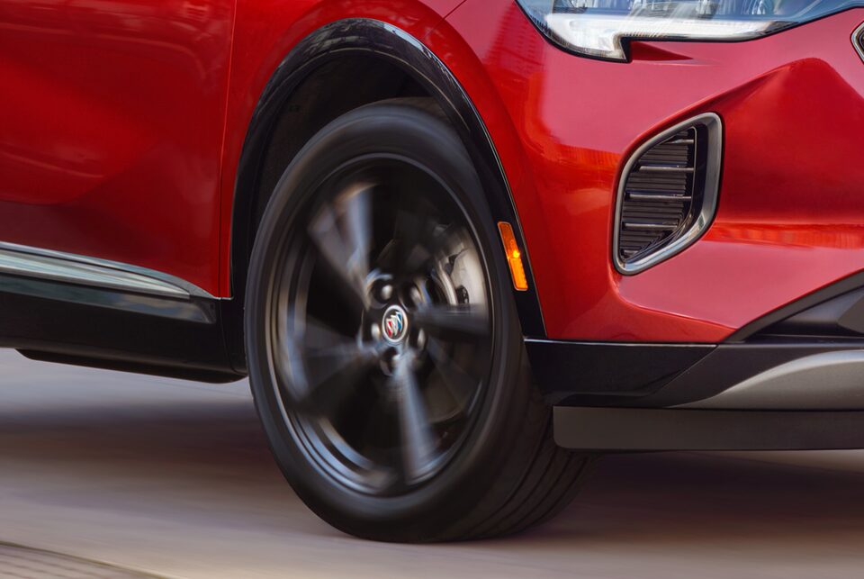 Closeup on Buick Enclave Wheels