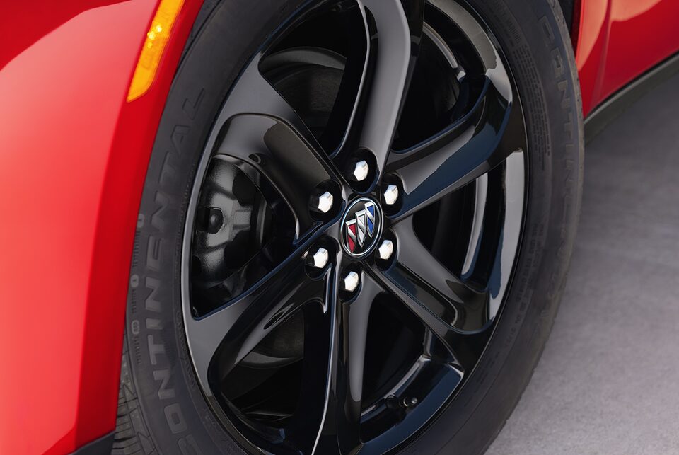 Closeup on Buick Enclave Wheels