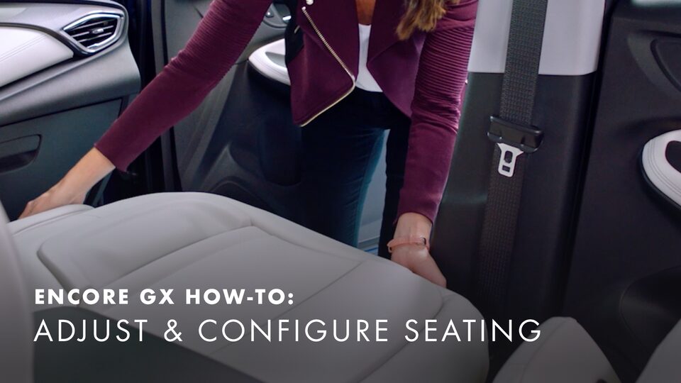 2020 Buick Encore Small Luxury SUV Seating Configuration How-to Video