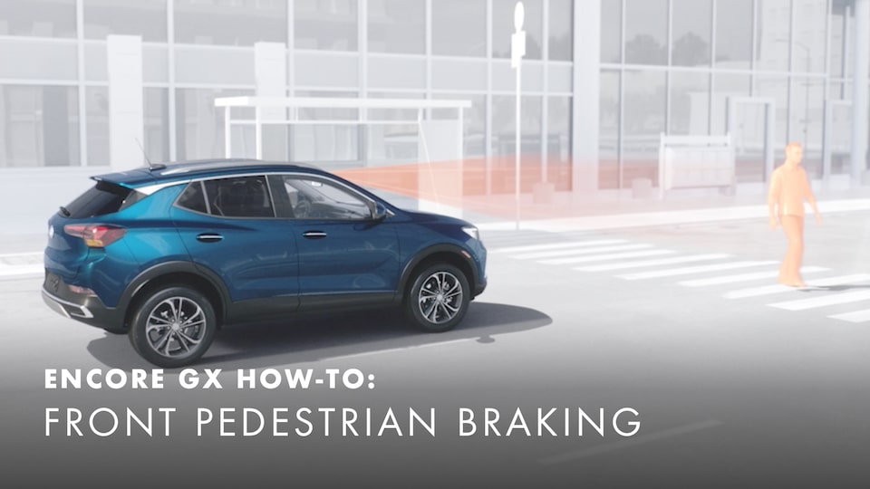 2020 Buick Encore Small Luxury SUV Front Pedestrian Braking How-to Video