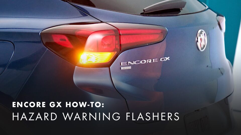 2020 Buick Encore Small Luxury SUV Use Hazard Warning Flashers How-to Video