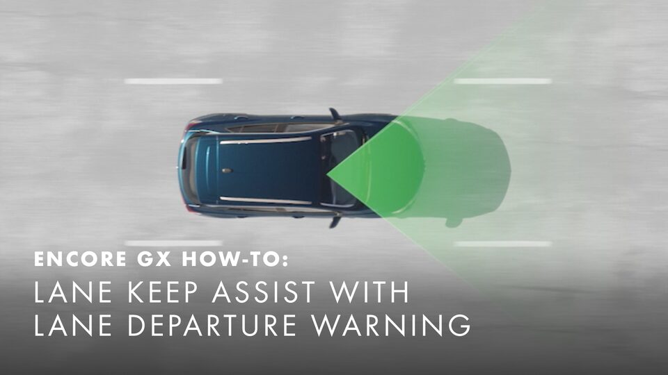 2020 Buick Encore Small Luxury SUV Lane Keep Assist and Lane Departure Warning How-to Video