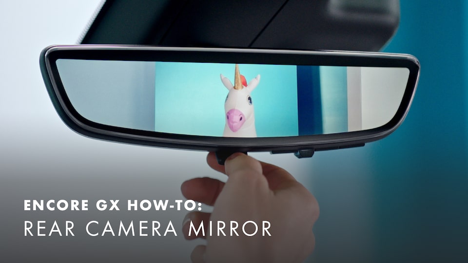2020 Buick Encore Small Luxury SUV How to Use Rear Camera Mirror Video