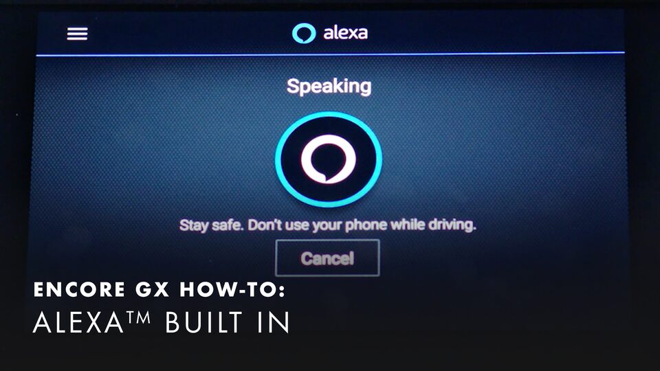 2020 Buick Encore Small Luxury SUV Built-in Amazon Alexa How-to Video